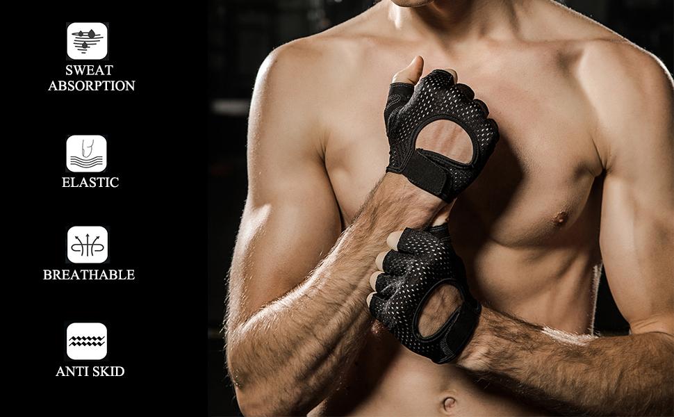 Рукавички для фітнесу LeerKing: дихаючі спортивні рукавички для жінок та чоловіків, ідеальні для тренувань, велоспорту, йоги та танців