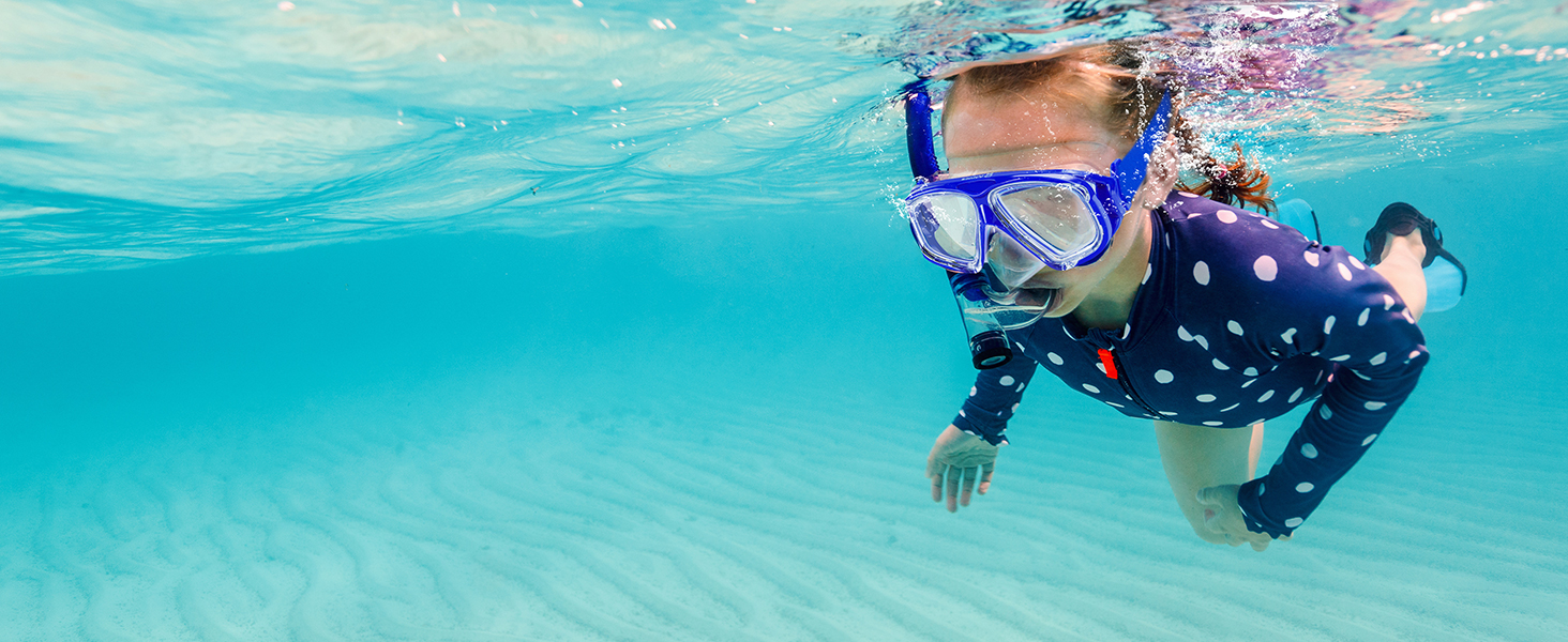 Дитячі окуляри для плавання Vvinca з захистом носа та м'яким ремінцем, міцні, антизапітніючі та водонепроникні, для дітей 3-14 років, колір: темно-зелений