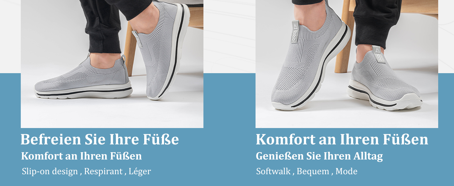 Чоловічі Slip-on кросівки з сітчастою тканиною, дихаючі, зручні для бігу та занять спортом, Outdoor, Fitness, легкі, світло-зелені, 39 EU