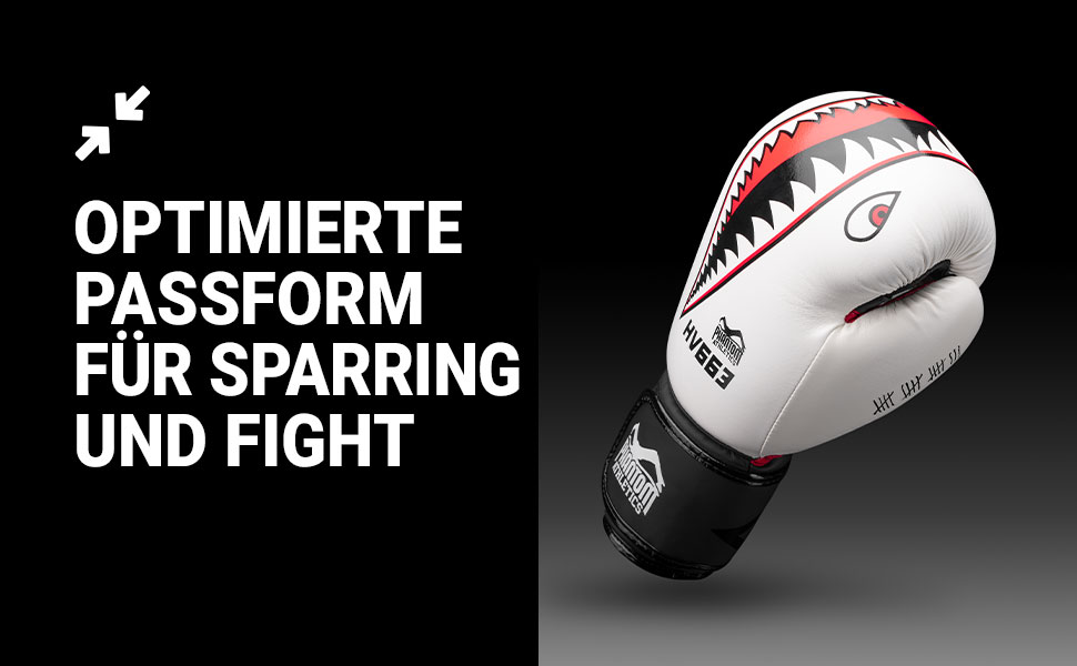 Боксерські рукавички Phantom Boxhandschuhe Fight Squad для MMA та тайського боксу | Чоловічі, білі, 12 Oz