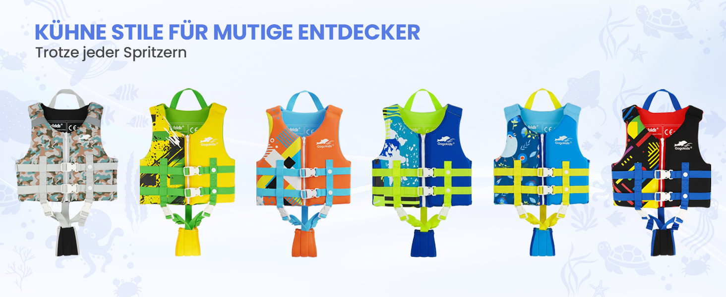 Дитячий рятувальний жилет Gogokids Float Jacket для плавання (2-9 років, 15-35 кг, червоний, розмір M)