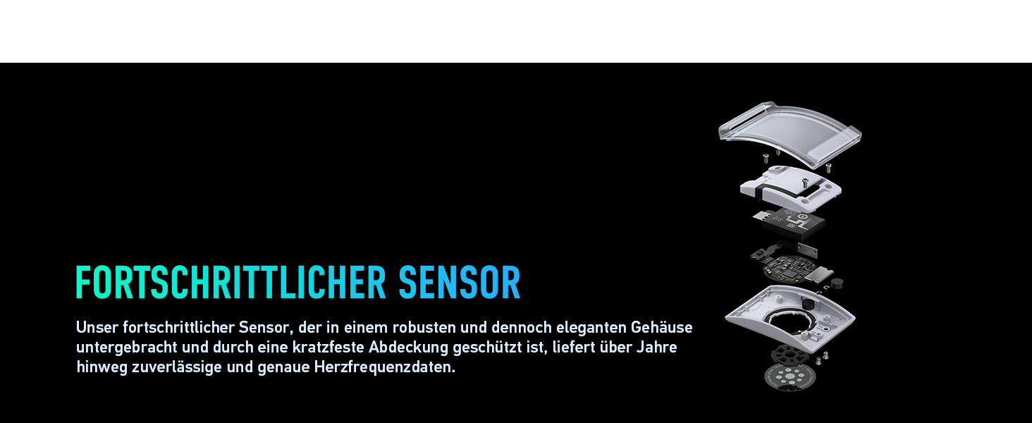 Пульсометр COROS: комфортний, точний, з автоматичним визначенням зносу, Bluetooth, 38 годин роботи від акумулятора, сірий