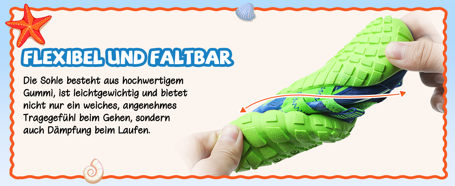 Дитячі аквашузи Hanani для хлопчиків та дівчаток. Легкі, швидковисихаючі, для плавання та відпочинку на пляжі. Розмір 34 EU, червоний колір