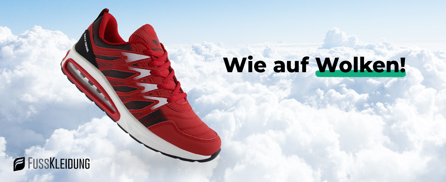 Спортивні кросівки для жінок та чоловіків з амортизацією, легкі бігові кросівки, чорно-червоні, 37 EU