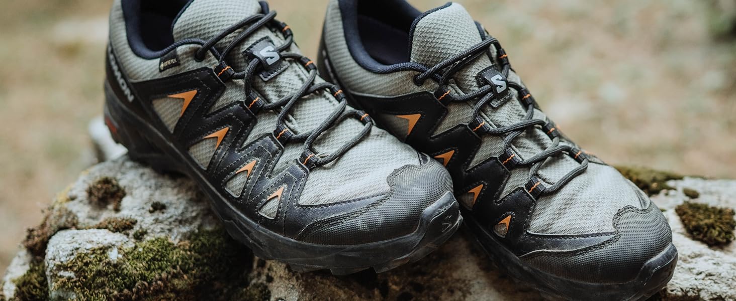 Жіночі трекінгові черевики Salomon X Braze Mid Gore-Tex, 39 1/3 EU, Ebony India Ink Bleached Aqua