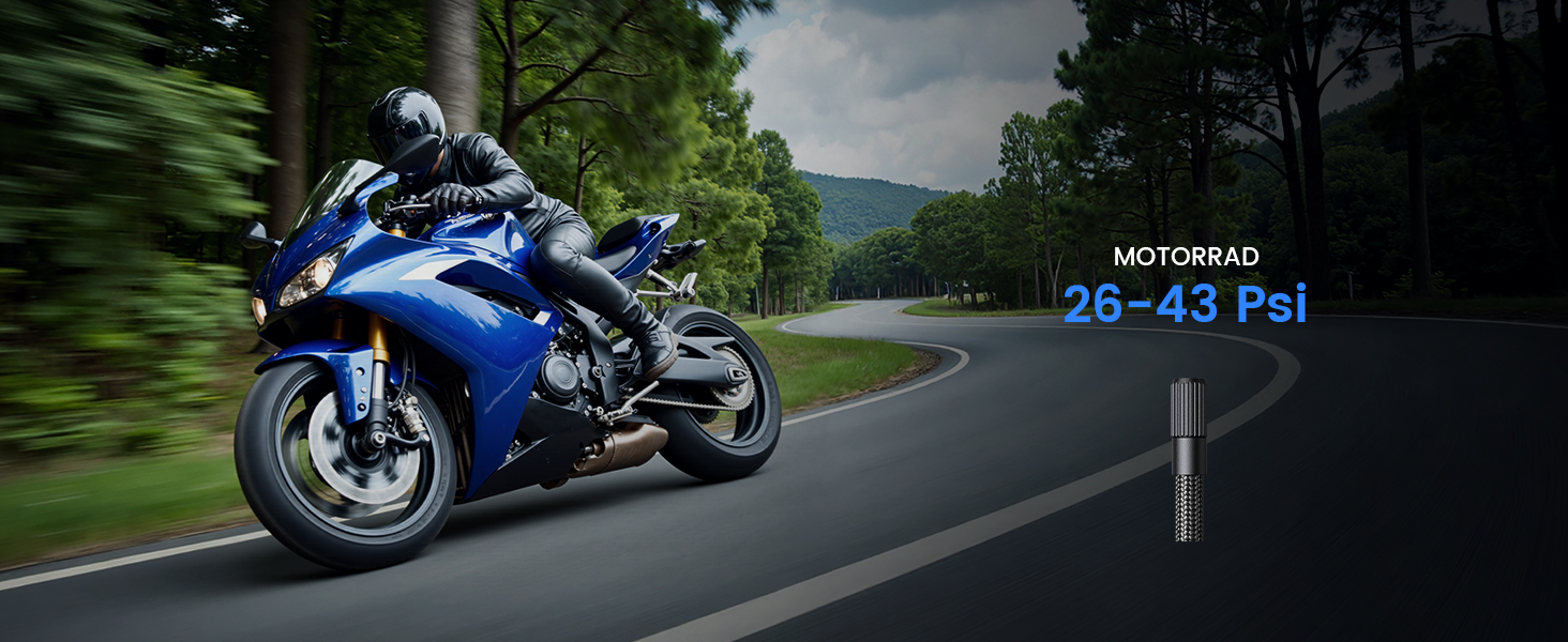 Електричний насос Lamicall для велосипедів, авто, мотоциклів та м'ячів з LED-підсвічуванням - 150 PSI, 5x швидше