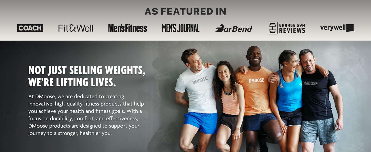 Набори для тяги DMoose Fitness для чоловіків та жінок (пара) - міцний нейлон з ремінцями на зап'ясті 8 мм - допоміжні засоби для тренажерного залу для пауерліфтингу та станової тяги - ручки для силових тренувань, червоні