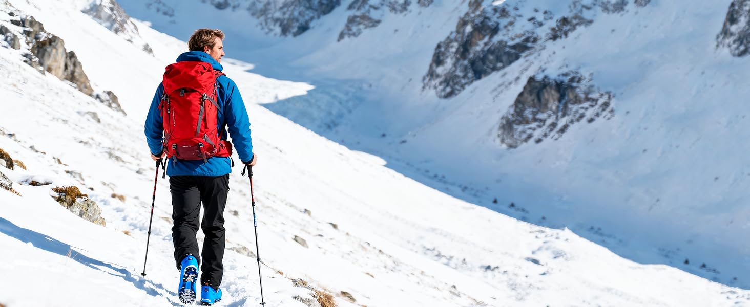 Телескопічні палиці для скандинавської ходьби та трекінгу (2 шт), складані, 110-130 см, алюмінієві, чорні, з гумовими наконечниками та сумкою