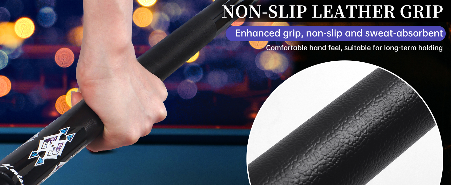 Набір більярдних київ Kmise Pool-Queue-Stick Set – 147 см, канадський клен, професійні, для дорослих, різні кольори