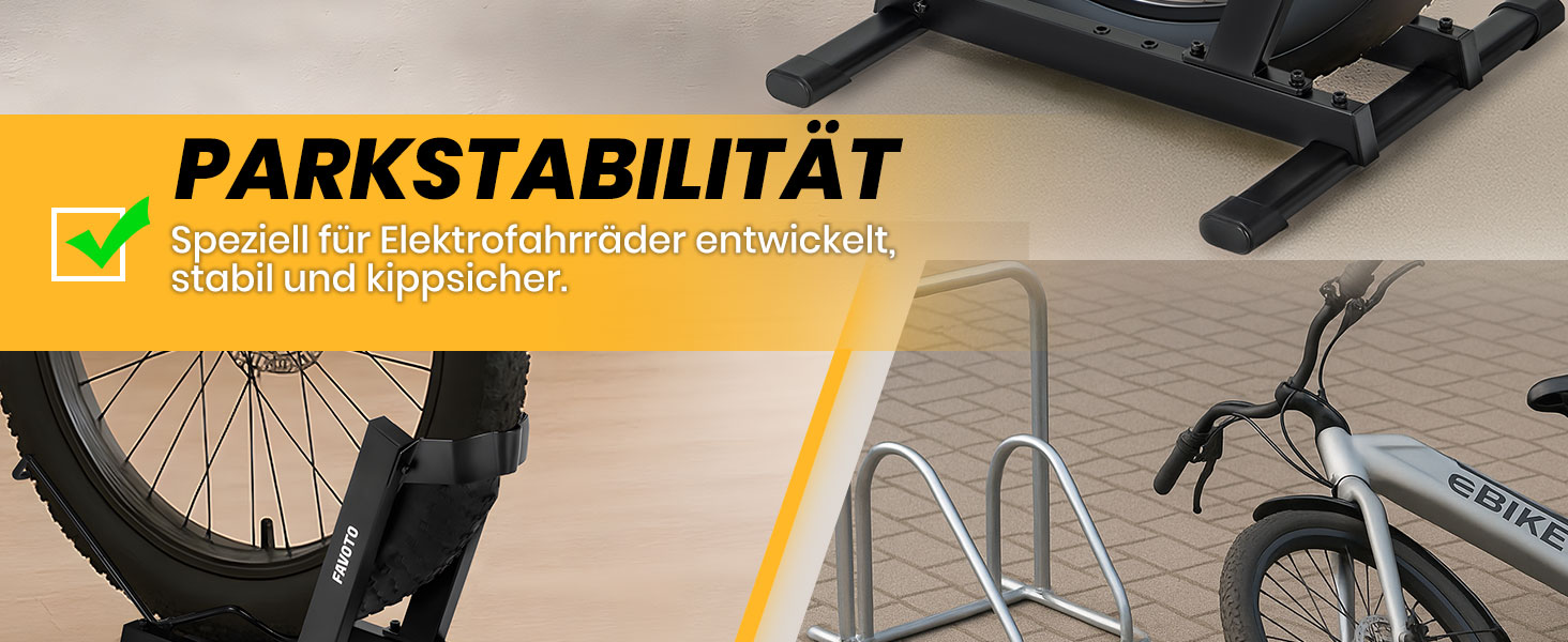 Підставка для електровелосипеда Favoto - утримувач для шосейної та звичайної велосипедів (20-29 дюймів, до 38 кг)
