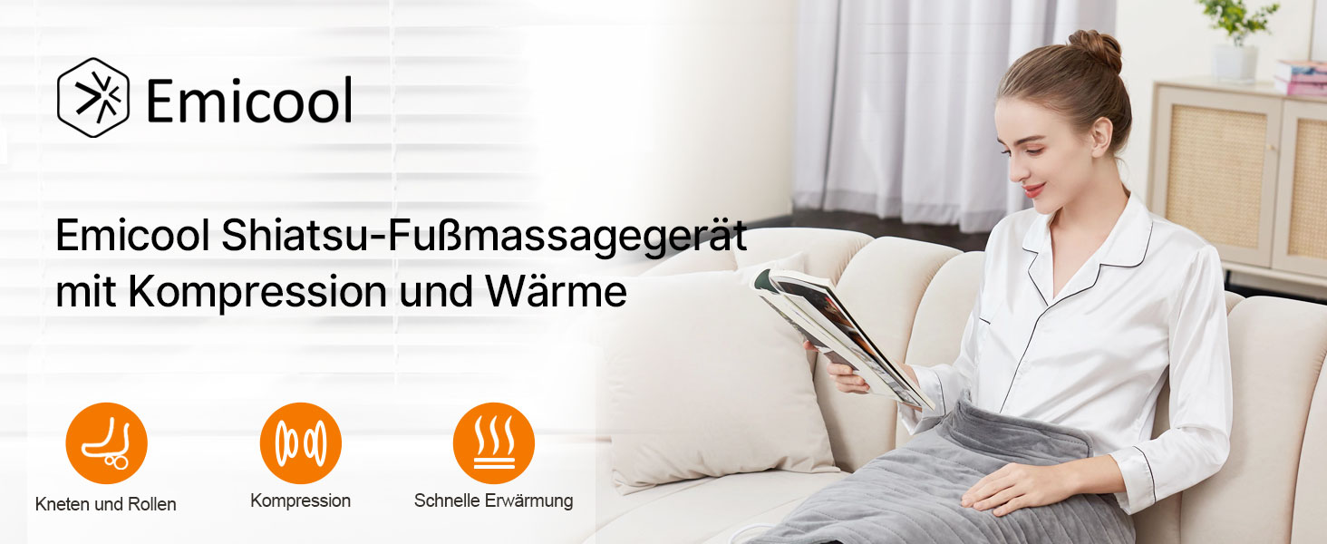 Масажер для ніг з підігрівом, електричний, 3D-кнесінг, роликовий та повітряна компресія, для зняття втоми, подарунок для чоловіків/жінок, чорний