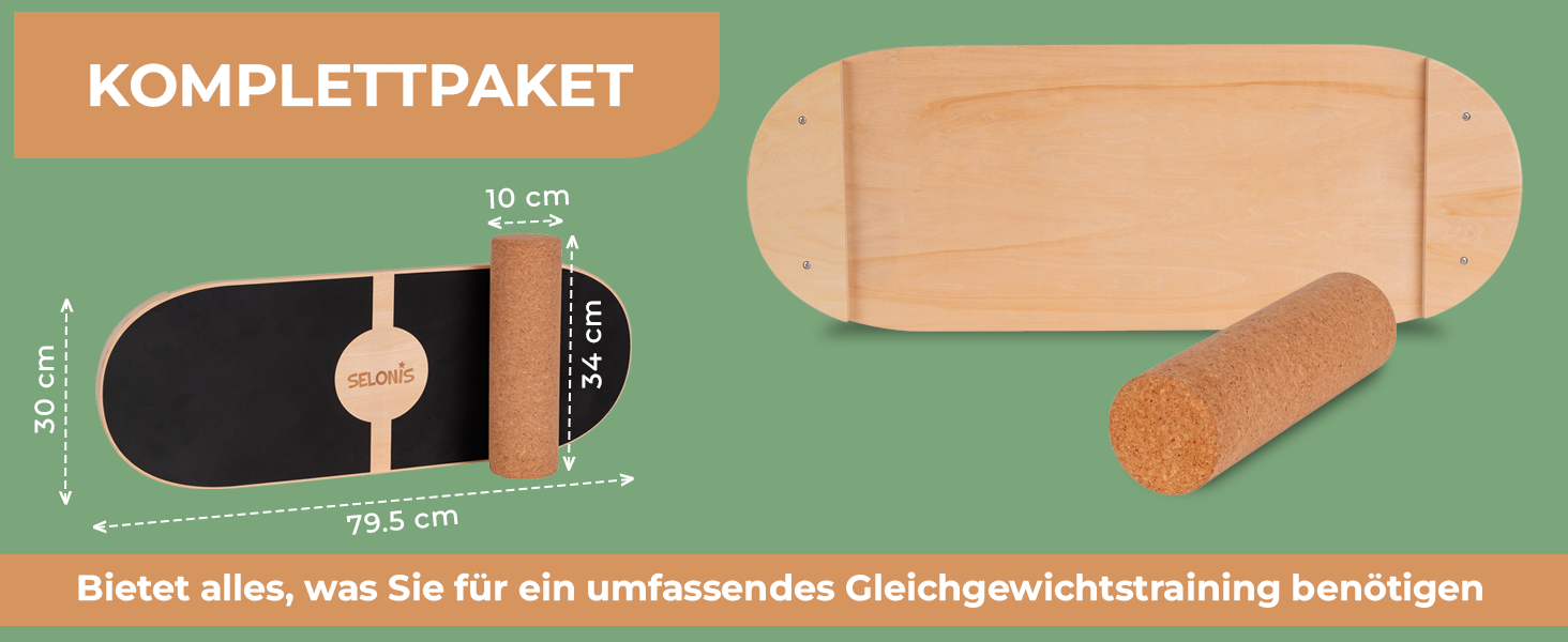 Балансборд дерев'яний для дорослих та дітей: тренування координації, фізіотерапія, серфінг, скейтборд, фітнес, кросфіт, йога. З матом та без. 80x30 см. Натуральне дерево