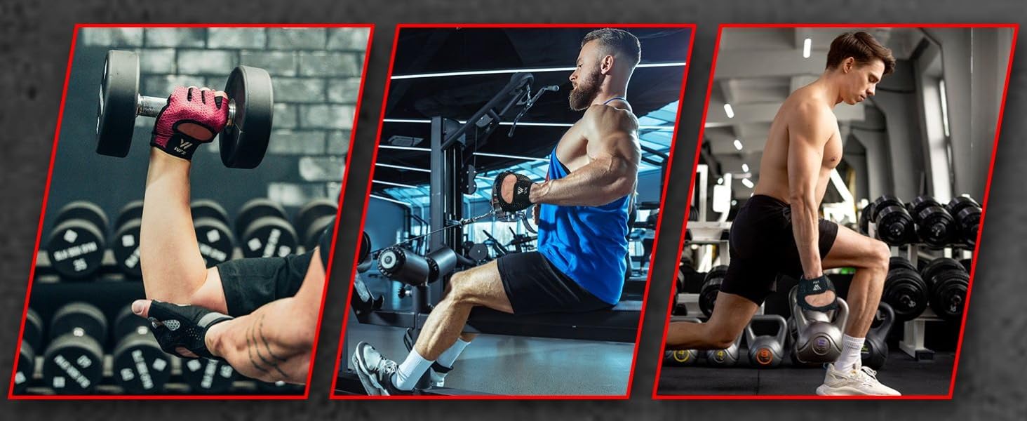 Фітнес рукавички Westwood Fox: дихаючі рукавички для тренувань, важкої атлетики, бодібілдингу та кросфіту (чорний, XL)