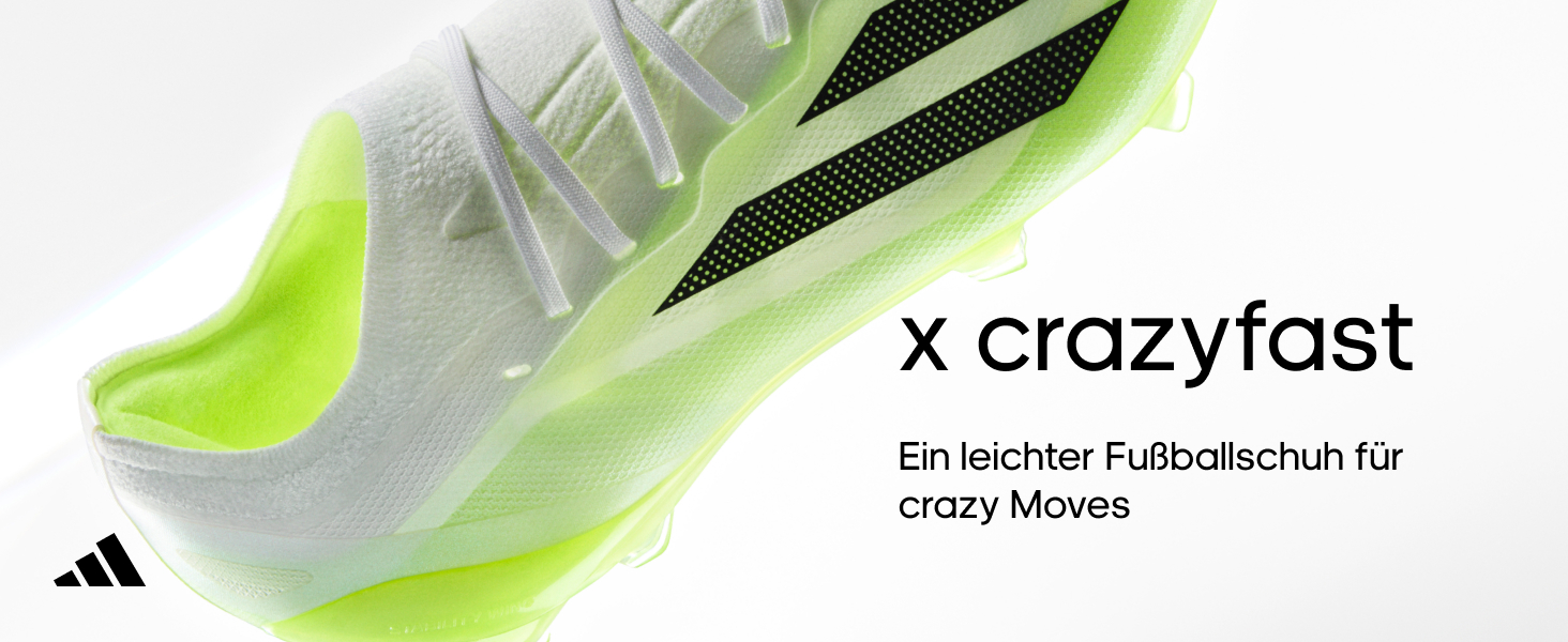 Кросівки футбольні adidas X Crazyfast 3 FG для штучного покриття, 42 EU, Solar Yellow/Core Black/Cloud White