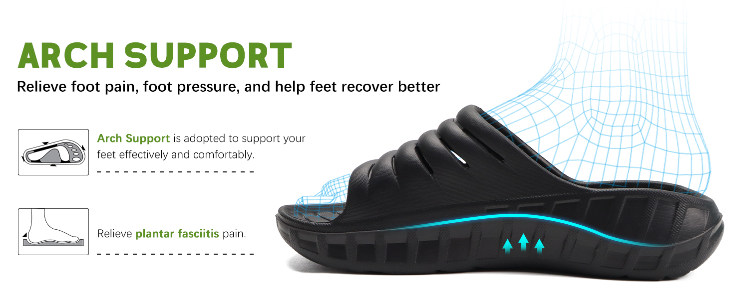 Чоловічі сандалі KuaiLu ортопедичні для підтримки склепіння стопи, червоно-чорні, 40 EU - літні пляжні шльопанці