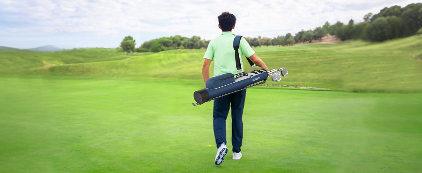 Сумка для гольфу Findway: стійка, легка, для тренувань та гри, 80 см, A1-BK