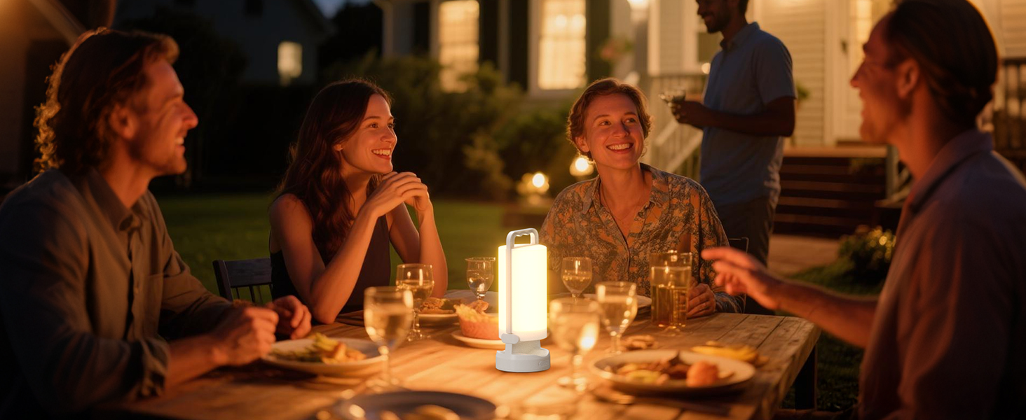 Сонячна кемпінгова лампа Eventek 8000mAh з LED, 3 режими, сенсорне керування, IPX5, для кемпінгу, подорожей та надзвичайних ситуацій