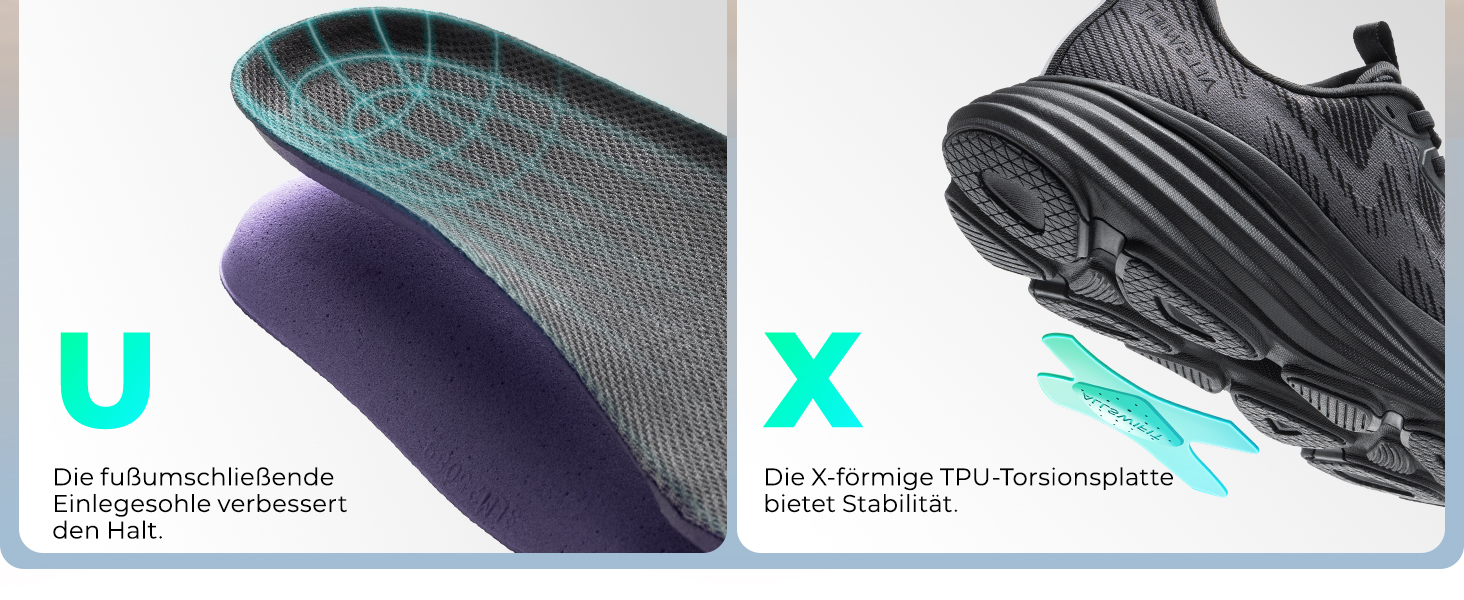 Чоловічі кросівки для бігу та ходьби ALLSWIFT, чорного кольору, 42 EU