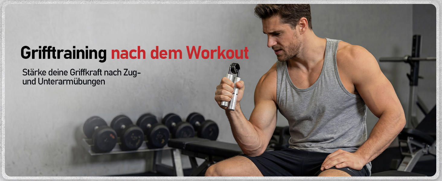FitBeast Griffkrafttrainer Набір з 6 тренажерів для хвату (алюміній) - для розвитку сили рук, кистей, передпліч, скелелазіння та підтягувань