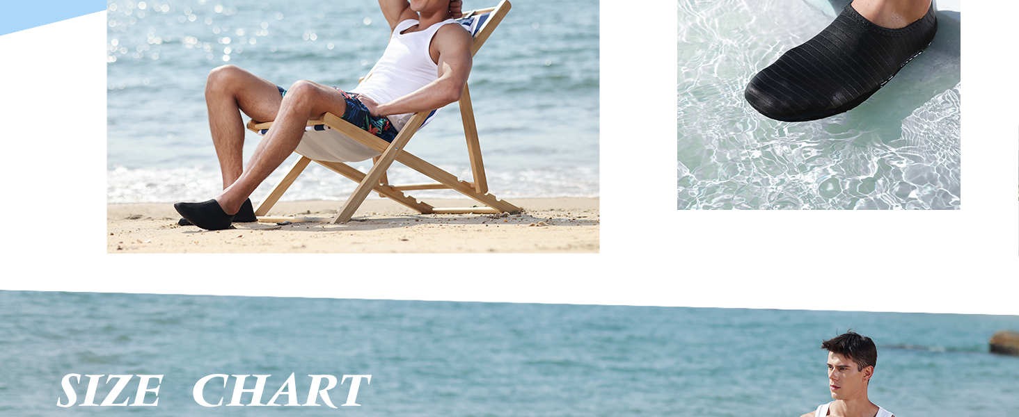 Шкарпетки для плавання HMIYA, аквашузи для жінок та чоловіків, шкарпетки для серфінгу, йоги, пляжу, басейну, чорні, 44/45 EU