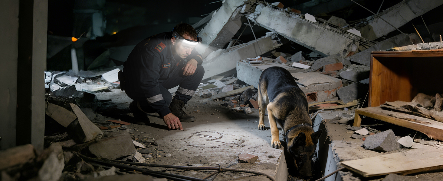 Налобний ліхтар Smiling Shark TS-2 LED, акумуляторний, 2400mAh, з регульованим подвійним променем, стробоскопом та датчиком руху. Ідеально для кемпінгу, бігу, піших прогулянок (2 шт.)