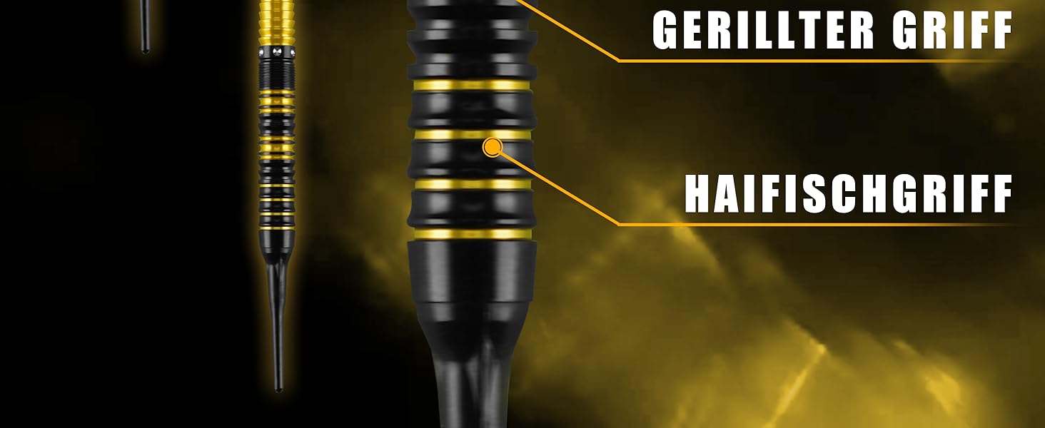 Дарти WIN.MAX Tungsten 90% - 3 шт, 18 г, професійні (золоті)