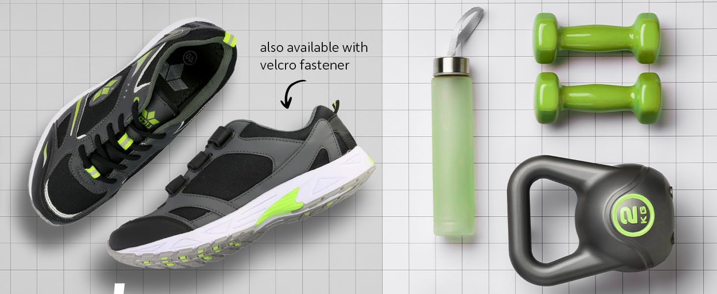 Чоловічі бігові кросівки Lico Marvin, 46 EU, білий та сірий колір