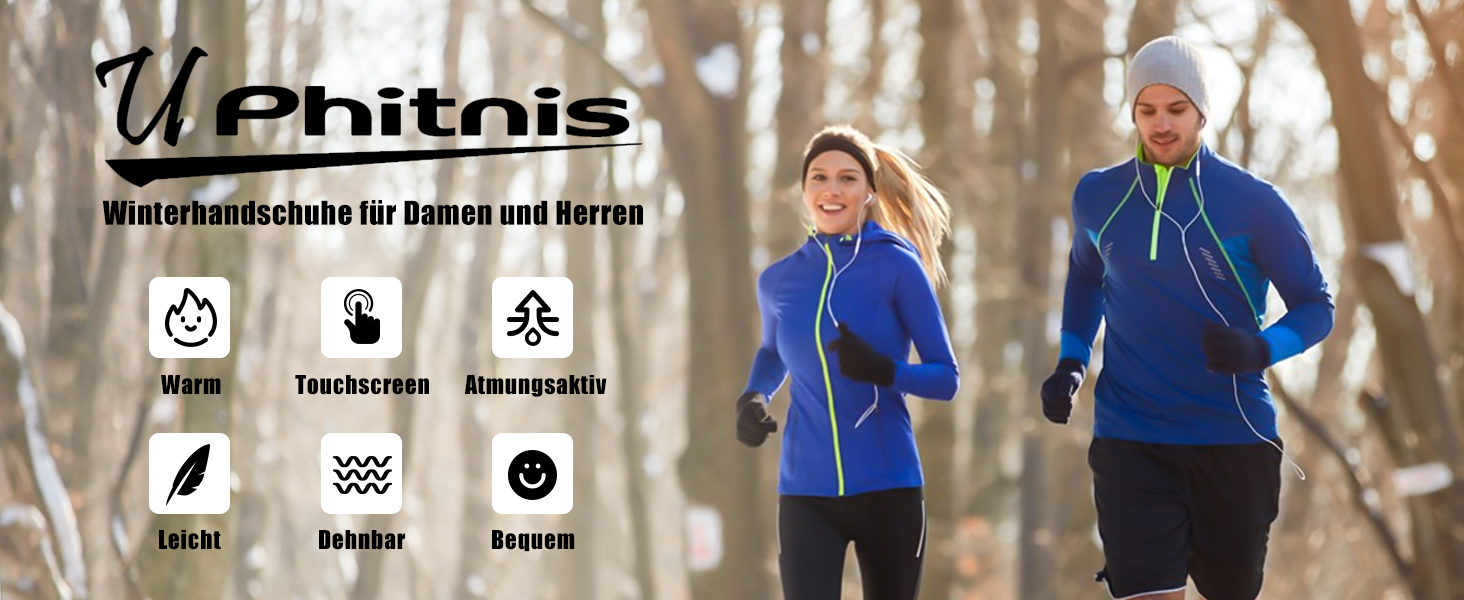 Теплі велосипедні рукавички для чоловіків та жінок - термо рукавички з сенсорним екраном, чорний, XL