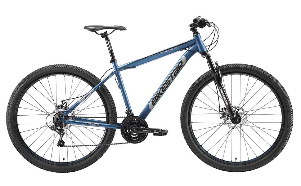 Гірський велосипед BIKESTAR Hardtail Shimano 21 швидкісна передача, дискове гальмо 26, шини 27.5, 29 дюймів 15 17 19-дюймова рама MTB Кадр 15 (Кадр 19', 29 м'ят)