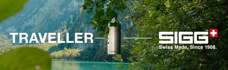 Пляшка SIGG Alu Traveller 1 л - нейтральна, герметична, без бісфенолу А