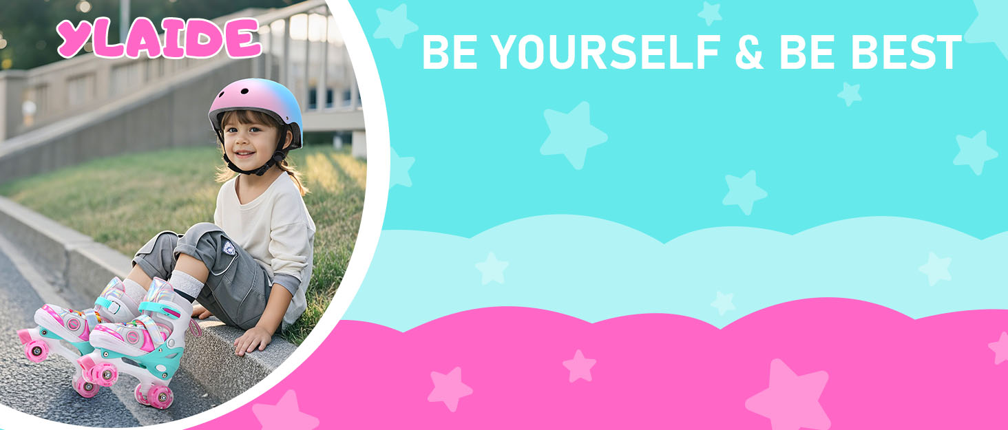 Ролики для дітей, ролики для дівчаток, регульовані ролики з підсвічуванням, для віку 3-8/6-12 років, розмір EU28-32