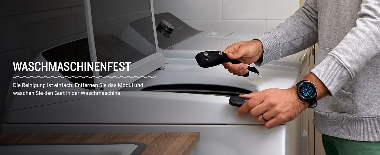 Гармін HRM 200 - нагрудний датчик серцевого ритму, преміум-якість, батарея до 1 року, для точного вимірювання, розмір M-XL