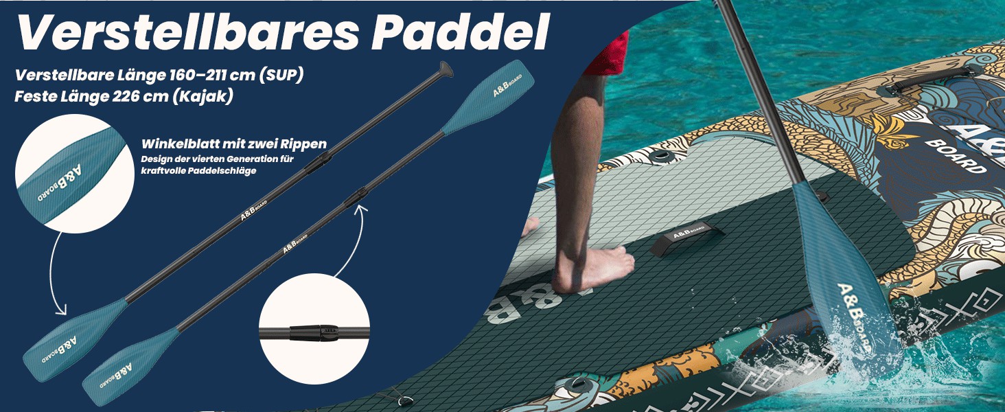 Надувний SUP-борд ABBOARD 335 см для двох осіб, зелений - з преміум аксесуарами, вантажопідйомність 200 кг