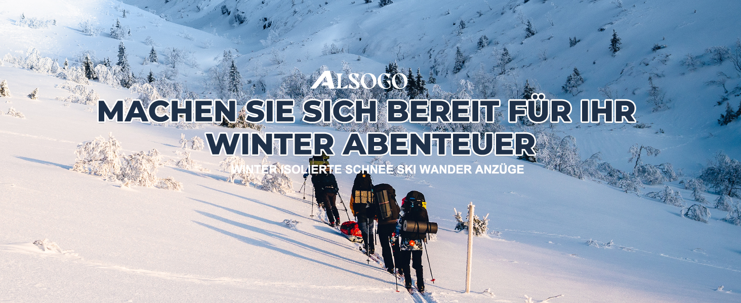 Жіночий гірськолижний костюм (2 частини) від ALSOGO: куртка та штани. Водонепроникний, дихаючий, з капюшоном. Ідеально для катання на лижах та сноуборді. Білий колір.