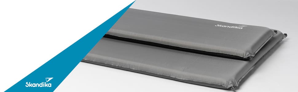 Skandika Premium Easy Isomatte 3D: Самонадувний килимок для кемпінгу, 10 см, одинарний/подвійний - для намету, авто, відпочинку на природі