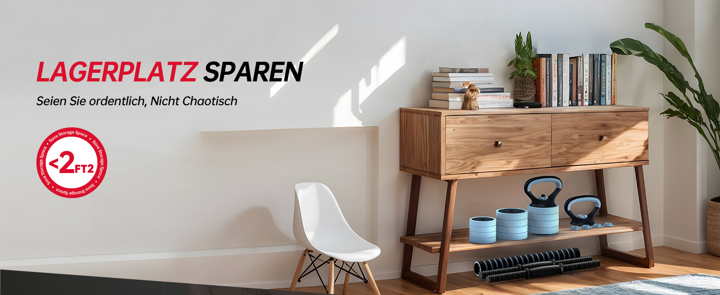 PASYOU Набір гантелей регульовані 20 кг 4 в 1: гантелі, гирі, гантелі з'єднувачем, короткі та довгі гантелі для домашніх тренувань, блакитний