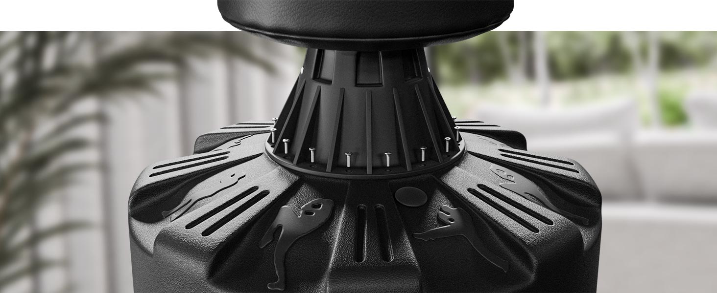 Hop-Sport стоячий боксерський мішок для силових тренувань, 170 см x ⌀ 26 см - міцний та стабільний, для дорослих та дітей