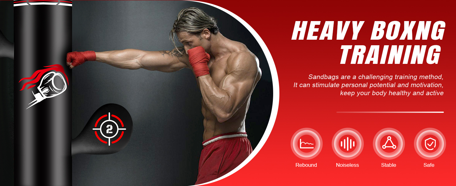 Стенд-боксерський мішок NZQXJXZ для дорослих 180 см з рукавичками, насосом, скакалкою та м'ячем для рефлексів. Ідеально для MMA та фітнесу
