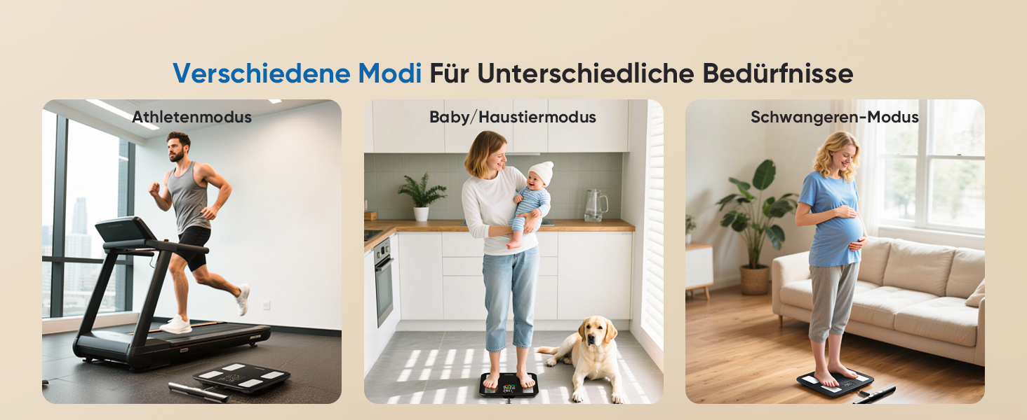 Смарт-ваги для тіла з аналізатором жиру Personenwaage: Bluetooth, 28 показників, до 180 кг