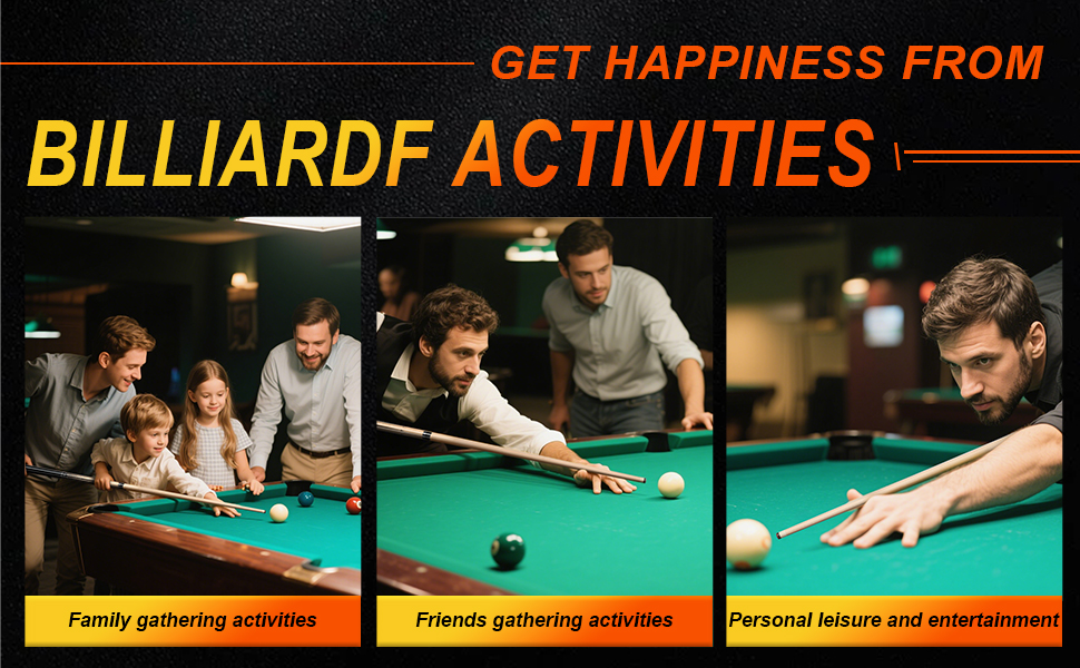 AKLOT Більярдний кий професійний з телескопічним подовженням, канадська береза, з кейсом для кия, 147 см (58''), 538-595 г (19-21oz) (Сріблястий 595 г)