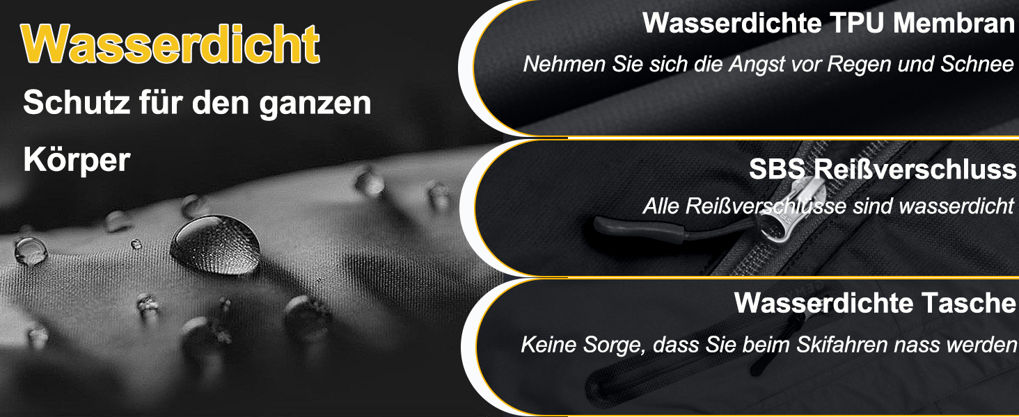 Жіноча лижна куртка GEMYSE: водонепроникна, вітронепроникна, з флісовою підкладкою, для активного відпочинку, колір: блакитний