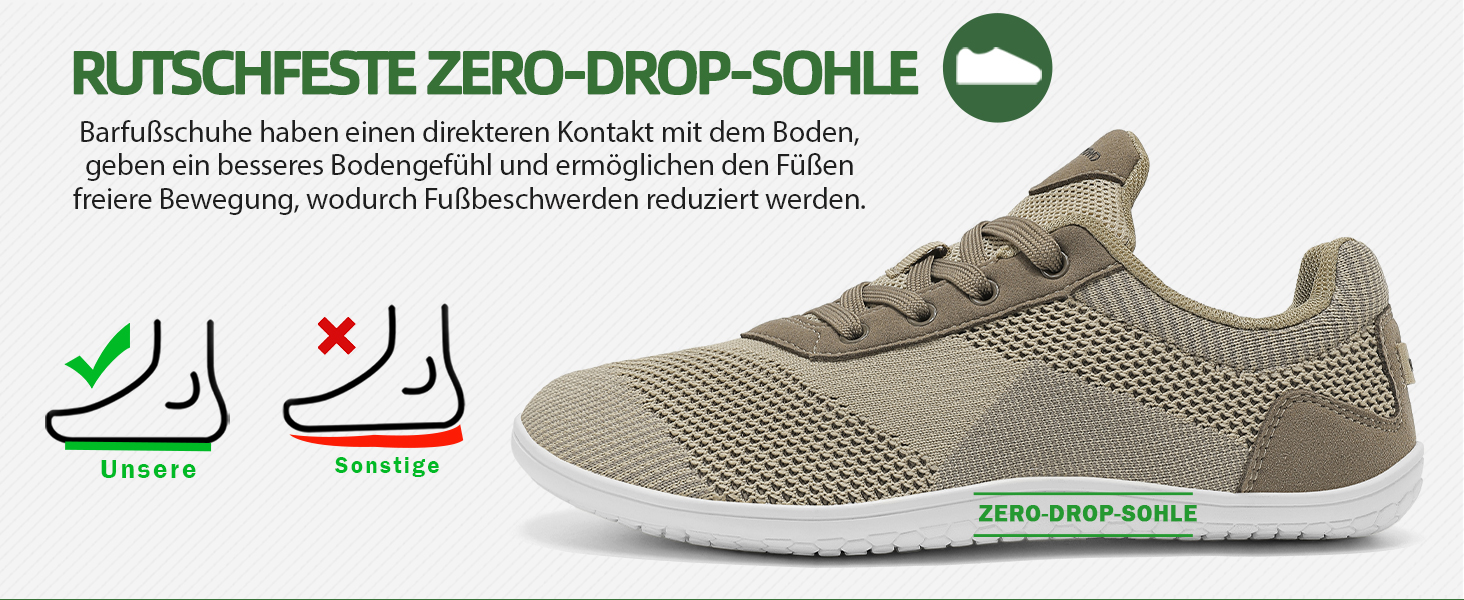 Легкі дихаючі кросівки Barfußschuhe для жінок та чоловіків | Широка передня частина, підошва 4 мм, антиковзаючі | Для спорту, відпочинку, повсякденного носіння (39 EU, Синій)