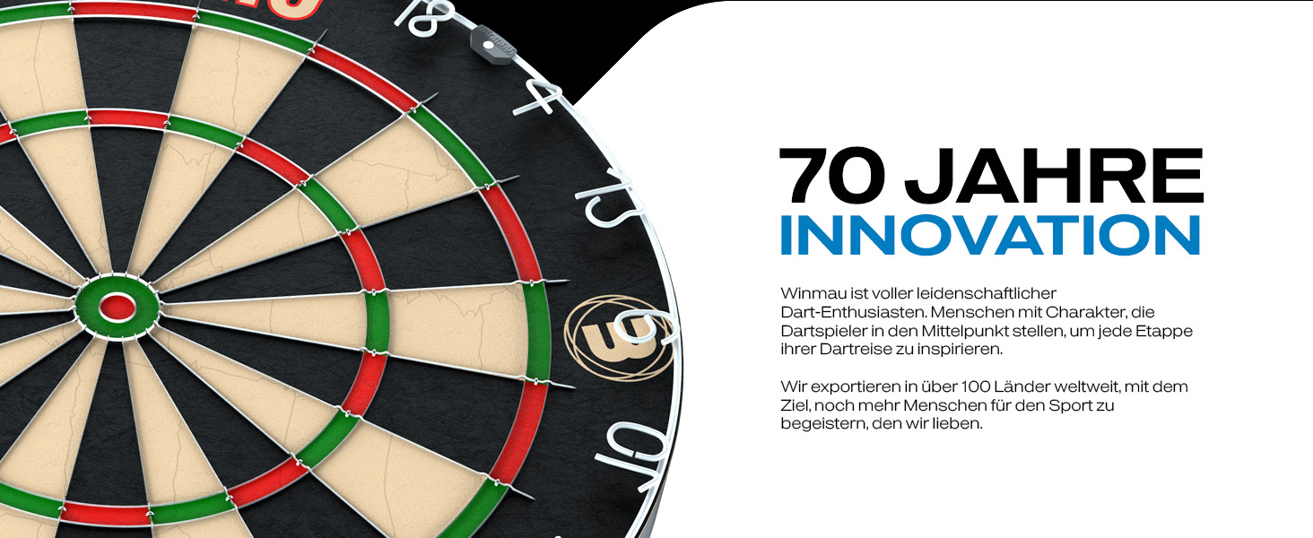 Дартс Winmau Diamond Plus PDC – професійна сталева мішень, ультратонкий дріт, високощільний сизаль