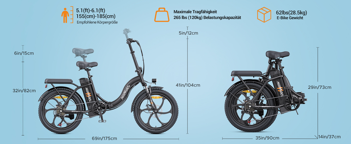 Електровелосипед MilePort 1, 250Вт, 36В 13Ач, 25км/год, 100км, 20