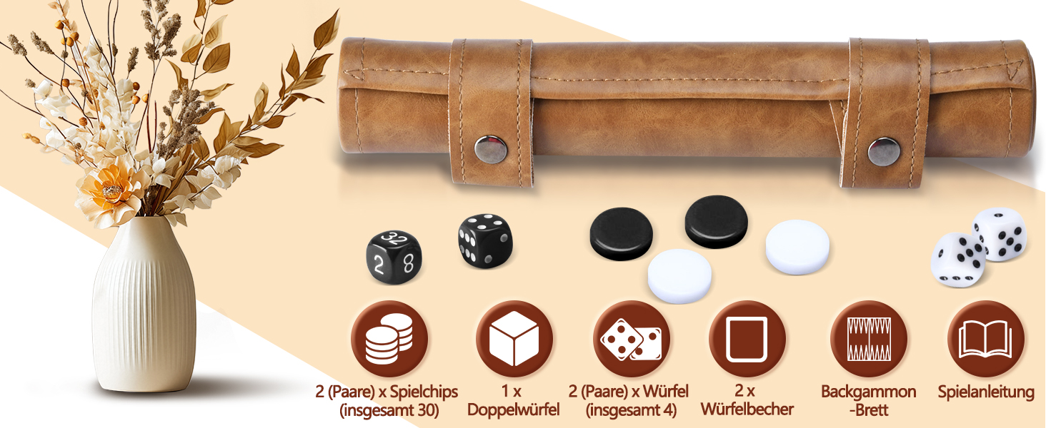 Набір для гри в шашки (бекґеммон) з масивного дерева - класична гра для сім'ї, подорожей та любителів стратегії, портативна та довговічна