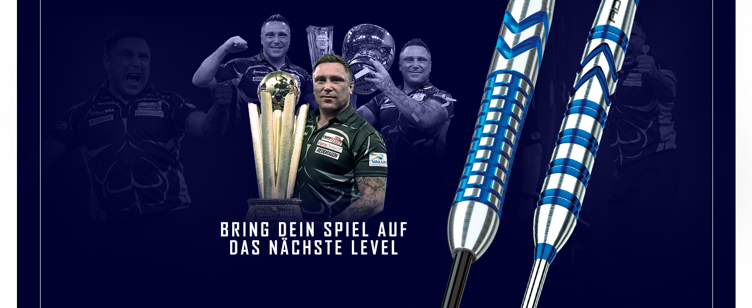 Дротики ЧЕРВОНИЙ ДРАКОН Gerwyn Price Iceman 24 г з Flight & Shafts