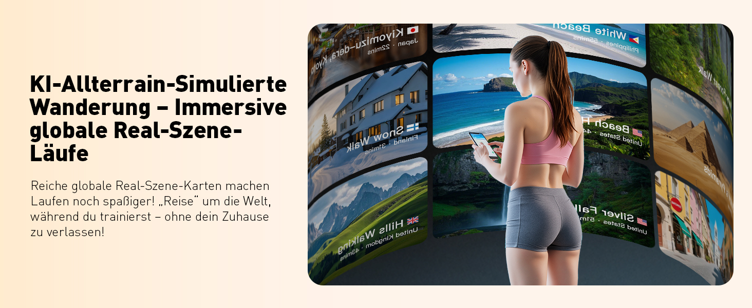 Складний біговий тренажер для дому з автоматичним нахилом 15%, потужність 3.5 PS, 12 програм HIIT, Smart App, швидкість 1-14 км/год, LED дисплей, вимірювання пульсу, вантажопідйомність 136 кг, чорний