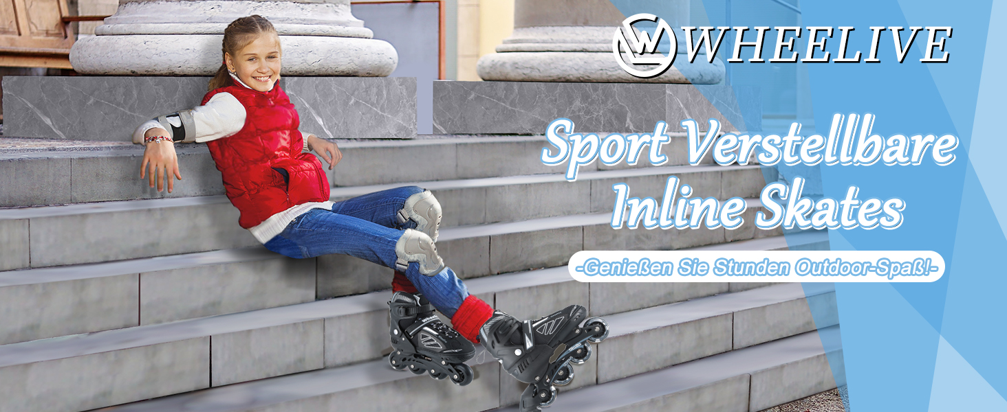 Інлайне ролики дитячі та підліткові регульовані з підсвічуванням коліс, ролики для хлопчиків та дівчаток, підходять для початківців та дорослих, чорно-рожевий, EU 39-42