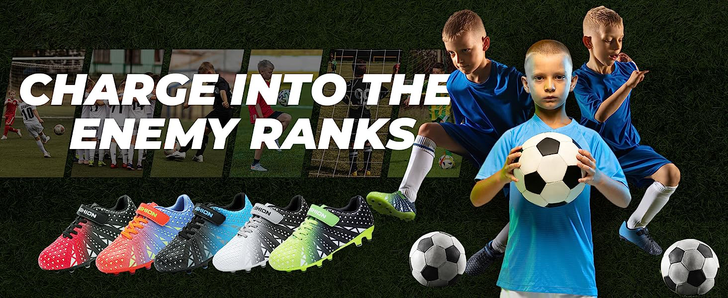 Дитячі футбольні бутси ASHION для футболу та активного відпочинку (39 EU, синій/зелений)