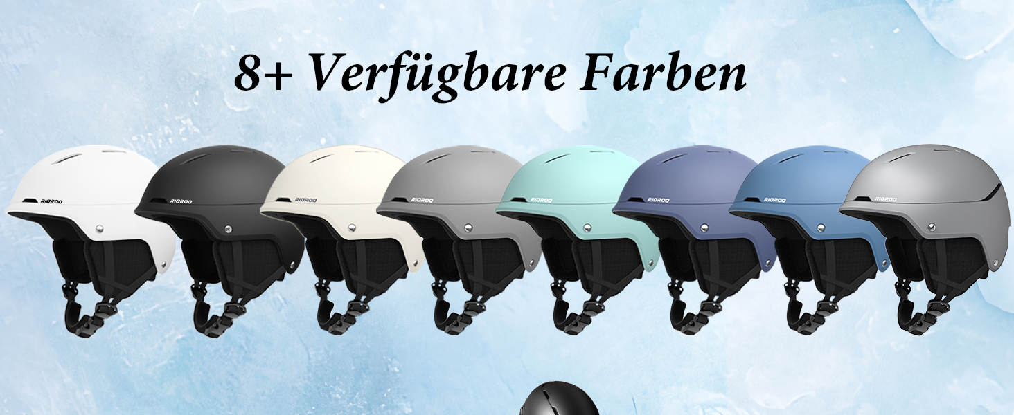 Шолом для катання на лижах та сноуборді, чорний, регульований, для чоловіків, жінок та підлітків (M)